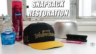 How to Restore Vintage Snapbacks EASIEST WAY A Quick Thrift Fix [upl. by Croft734]