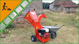 Broyeur thermique AgriEuro BIO 800 avec moteur Honda GX 390  broyeur  montage et fonctionnement [upl. by Hibbs382]