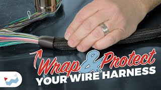 How To Wrap and Protect a Pre Terminated Wiring Harness [upl. by Nagiem128]