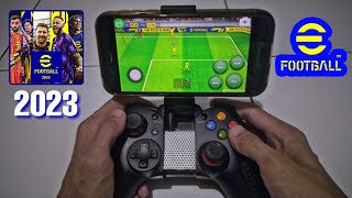 eFootball 2023 Mobile with Controller Gameplay Tutorial [upl. by Elahcim]