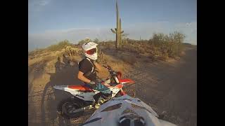 2022 yz250f desert ride [upl. by Mayman58]