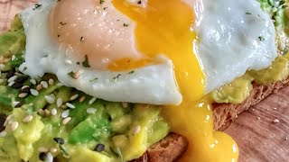 AVOCADO TOAST WITH EGG [upl. by Lajib]