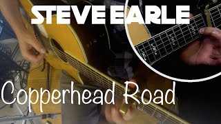 Steve Earle  Copperhead Road  Kelly Valleau Fingerstyle Guitar [upl. by Lemak]