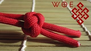 How to Tie the Ideal Paracord Lanyard Knot Two Strand Diamond Knot [upl. by Salomon663]