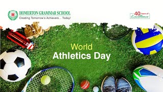 Best CBSE school in Faridabad – Homerton Grammar School celebrate World Athletics Day athleticsday [upl. by Lindsay399]