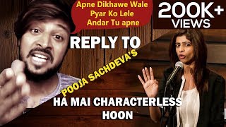 Haa Main Characterless Nahi Hoon  Reply to Pooja Sachdeva  Hindi Poetry  NS ki Duniya [upl. by Siloa820]