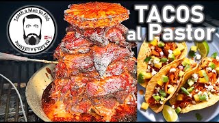 🔵 Street Tacos al Pastor  Home  Vertical Skewer Smoked in a Pellet Smoker or Pellet Grill [upl. by Ahsitaf]