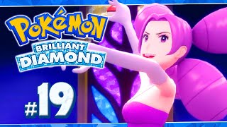 Pokemon Brilliant Diamond Part 19 FANTINA GYM BATTLE Gameplay Walkthrough [upl. by Eneleahcim632]