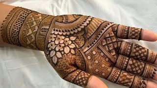 latest simple mehandi design imagesfront and back hand mehndi design imageskhafif mehndi design [upl. by Shirberg120]