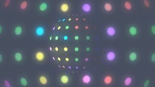 Disco Ball Light Party😱Colorful Neon Nightclub Decoration Background in Room [upl. by Wootan]