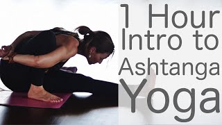 1 Hour Ashtanga Yoga intro class [upl. by Eselahs691]