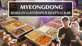 myeongdong KOREAN GASTROPUB  NO TIME LIMIT buffet STYLE unlimited KOREAN FOOD viral korea [upl. by Adahs]