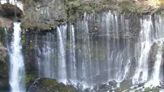 昔の白糸の滝静岡県富士宮市 Shiraito Waterfall ShizuokaJAPAN [upl. by Eibbor]