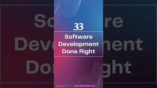 Software Development Done Right 33 AgileDevelopment ProfessionalCoding SoftwareExcellence [upl. by Athalee]