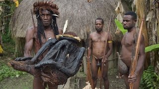 Papuan tribe preserves ancient rite of mummification [upl. by Togram]