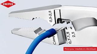 Pince pour installations électriques 6 en 1  Knipex [upl. by Libbi]