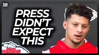 Listen to Press Go Quiet as Patrick Mahomes Makes Reporter Regret Asking This [upl. by Hsakaa]