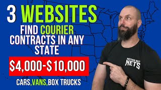 Best 3 Websites To Find Independent Courier Contracts In Any State  400010000 Per Month [upl. by Ursuline]