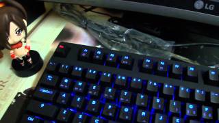 제닉스 TESORO M7 LED BLUE GAMING KEYBOARD 블루 기능  외형편 [upl. by Poucher]