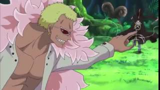 Doflamingo vs Law  Fujitora saves Trafalgar Law  episode 652 [upl. by Matlick82]