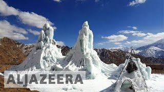 🇮🇳 earthrise  Ladakhs Ice Stupa Project [upl. by Adnarom]