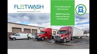 FLEETWASH Truck Washing GA June 2017 [upl. by Emor841]