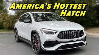 Call It What You Want But The 2021 Mercedes AMG GLA 45 Is The Ultimate Hot Hatch [upl. by Survance]