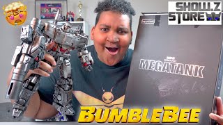 ALL HAIL MEGATANK  MT01 Megatank Monocrat Bumblebee Movie Teletraan Unboxings 77 [upl. by Burke457]