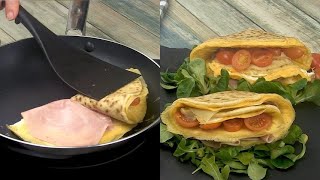 Piadina con frittata e prosciutto cotto non puoi perdertela [upl. by Venetia]