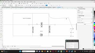 COREL DRAW A DARTLESS BODICE BLOCK GRADING [upl. by Ludlow860]