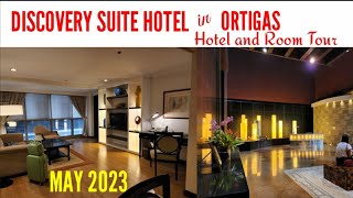 Discovery Suite Hotel in Ortigas  Hotel and Room Tour  May 2023 [upl. by Ynaffik]