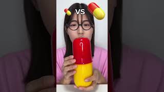 Big Medicine Vs Small Medicine Challenge help facts kindness shortvideos [upl. by Agneta]