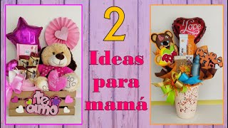 2 Bonitos arreglos para vender o regalar en el día de las madres  Mothers day craft [upl. by Irrehc461]