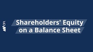 Shareholders Equity on a Balance Sheet [upl. by Aelyak]