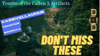 Tombs of the Fallen All 3 Artifact Locations  Assassins Creed Valhalla [upl. by Leahcir]