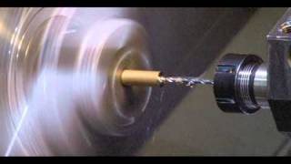 Rotary Broaching on a HAAS SL10 CNC Lathe [upl. by Eiramanitsirhc]