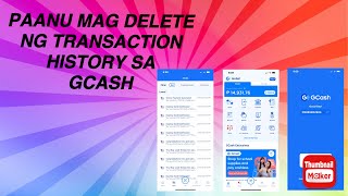 HOW TO DELETE TRANSACTION HISTORY SA GCASH [upl. by Starkey406]