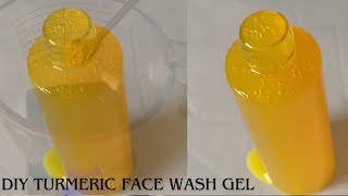 DIY Make Brightening Turmeric Foaming face Wash to Even out Skin Tone [upl. by Oeht]