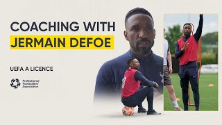 Jermain Defoe  PFA UEFA A Licence  Coaching [upl. by Kirbie788]