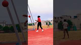 Medicine ball throw exercise javelinthrow fitness trackandfieldevents cricketlover sports [upl. by Winsor532]