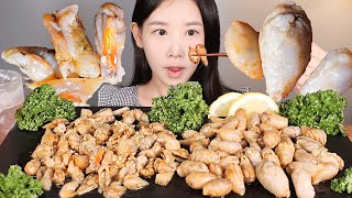 어김없이 턱을 부시러 돌아온✨ 햇 오만둥이회 먹방 Raw Water Sea Squirt eating show mukbang korean food [upl. by Wehttan]