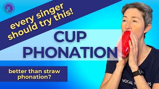 Cup Phonation  Better than Straw Phonation for Singers SOVTs [upl. by Petta]