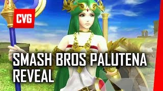 Super Smash Bros 4 New Character Trailer  Palutena gameplay [upl. by Naujahs717]