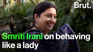 Smriti Irani recalls quote on the ideal woman [upl. by Medora]