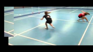 Badminton exercise  game Wendbaarheid  manoeuvrability [upl. by Hammond]