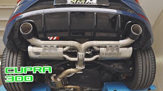 Seat Cupra 300 mit unserer 35z Klappenanlage Soundcheck NGM Motorsport [upl. by Sivra59]