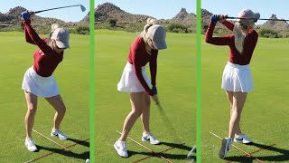 How to Swing a Golf Club  Being Basic with Paige Beginner Golfer Series [upl. by Beach]