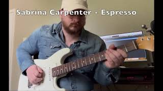 Sabrina Carpenter  Espresso W GUITAR SOLO [upl. by Ikoek]