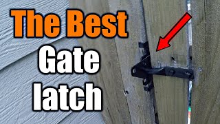 The Best Gate Latch For Your Fence And How To Install It  THE HANDYMAN [upl. by Lapotin]