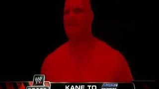 WWE Raw Kane Drafted To SmackDown 2009 [upl. by Hannavas]